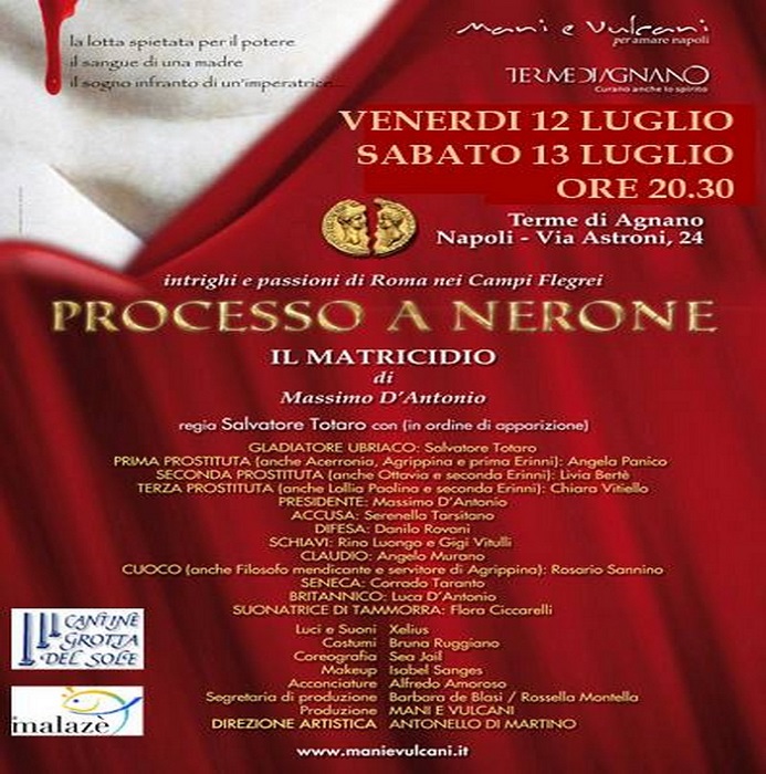 Processo a Nerone: l'imperatore romano sotto processo alle Terme di Agnano